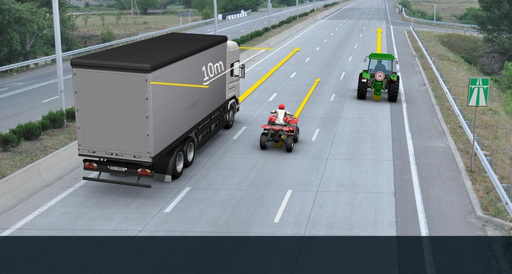 In the present situation, which of the vehicle drivers is not prohibited from proceeding to the arrow direction?