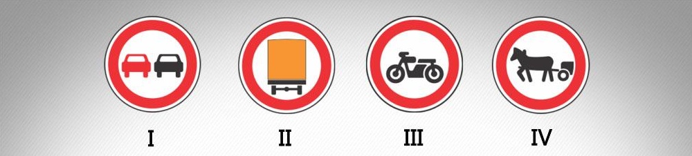 Which of these traffic signs is not effective to vehicle, serving to or owned by a person residing or working in effective zone of the sign?