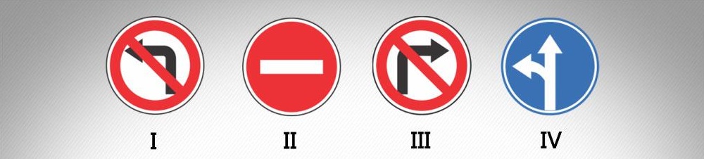 Which of these traffic signs is effective to junction of the driveways, in front of which the sign is posted?